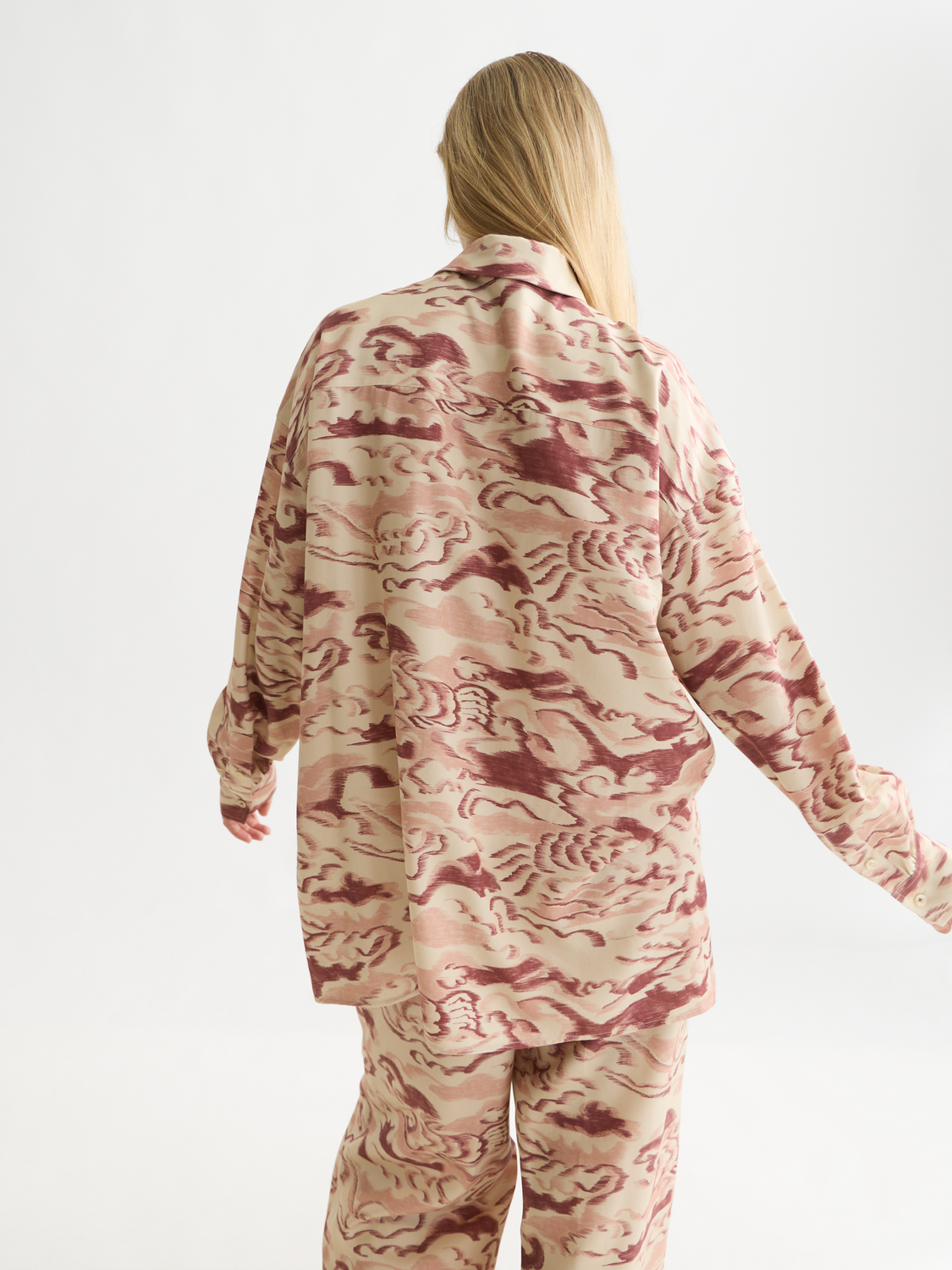 Chemise ample imprimée