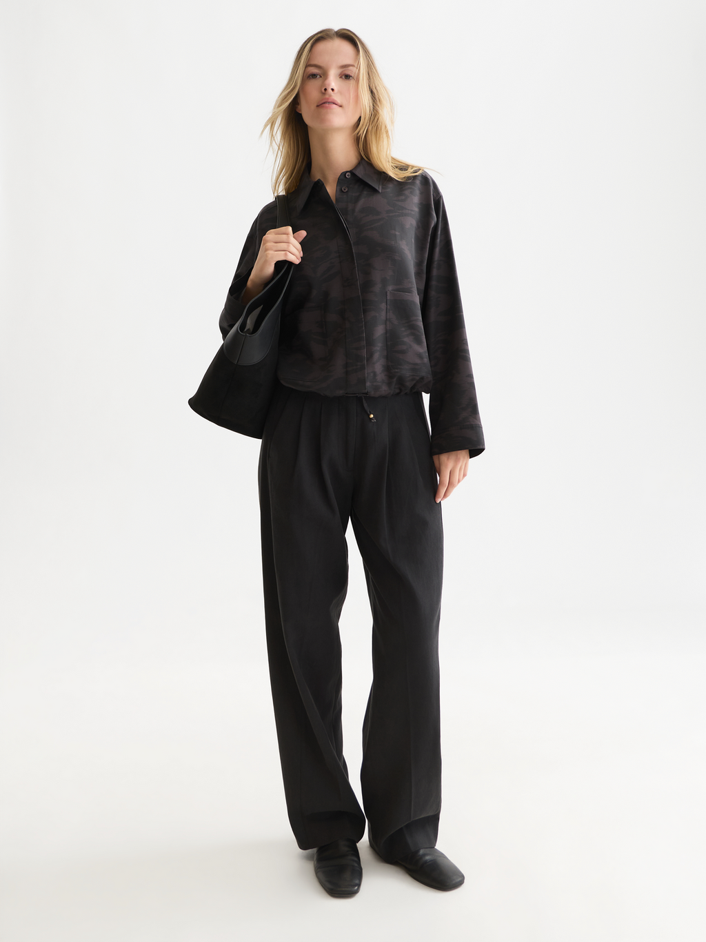 Chemise utilitaire imprimée