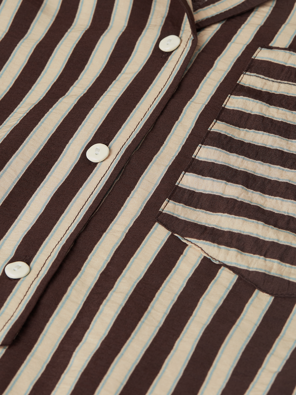 Striped Wrap Shirt