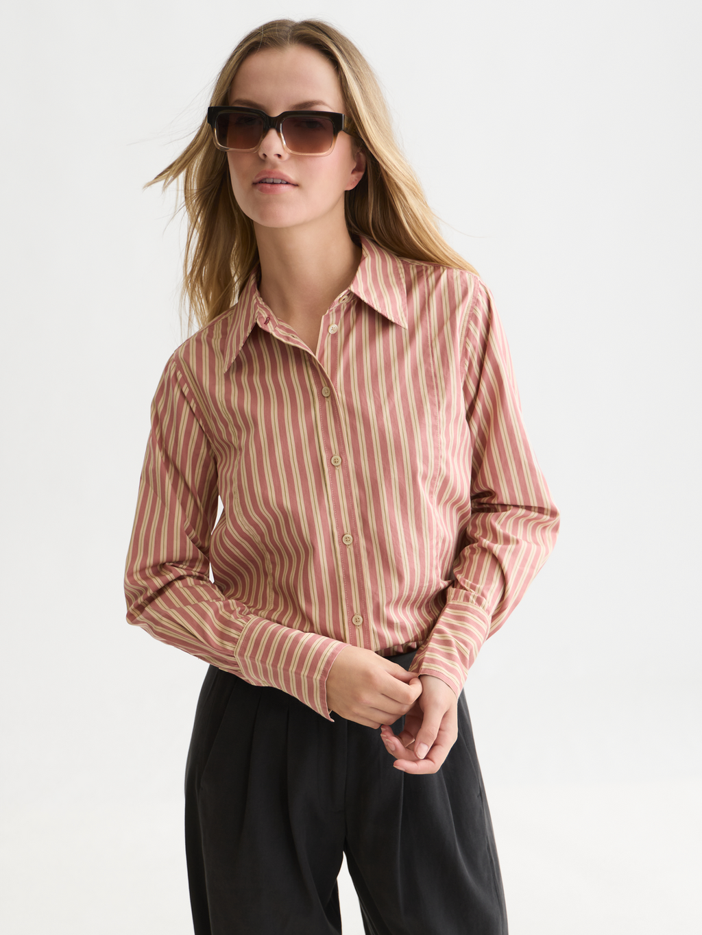 Striped Tailored-Fit Shirt