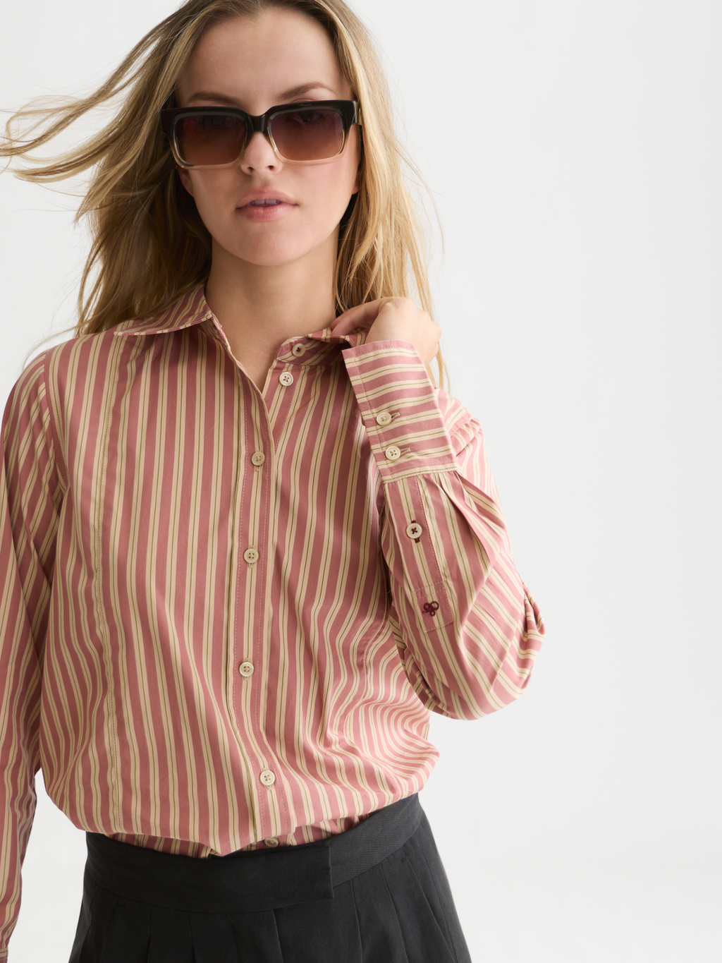 Striped Tailored-Fit Shirt