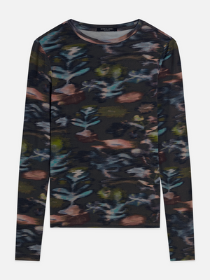 T-shirt à manches longues imprimé all-over