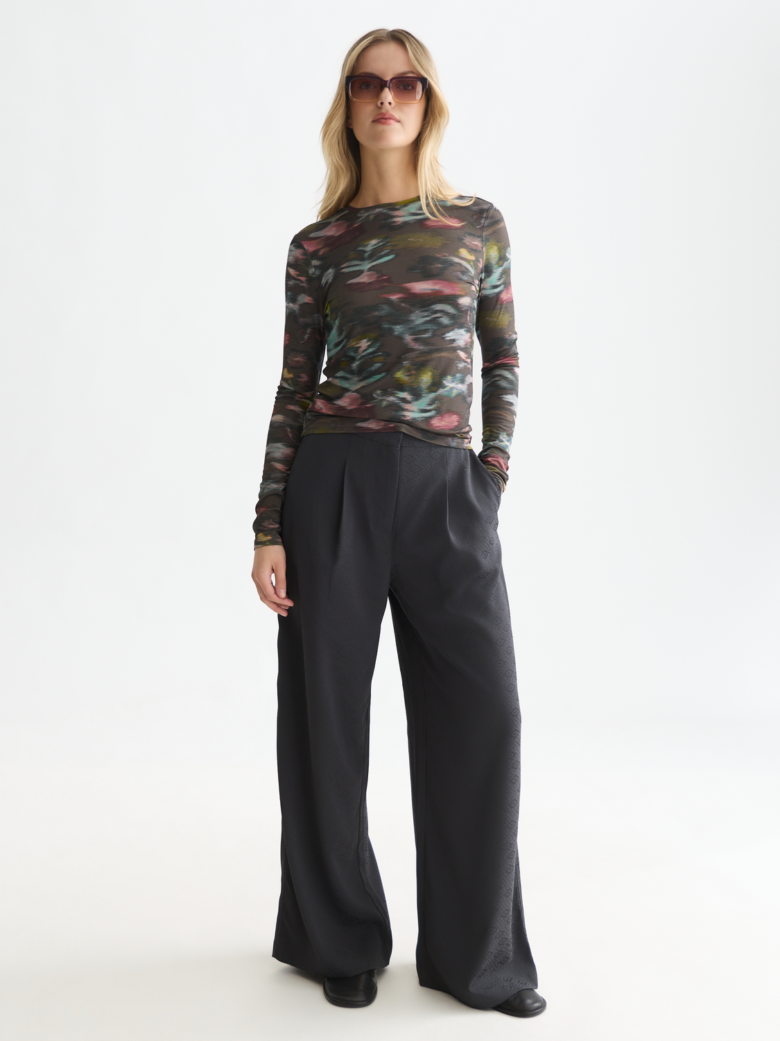 All Over Printed Long Sleeve T-Shirt