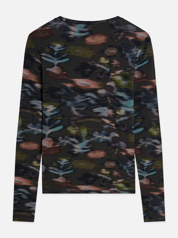 T-shirt à manches longues imprimé all-over