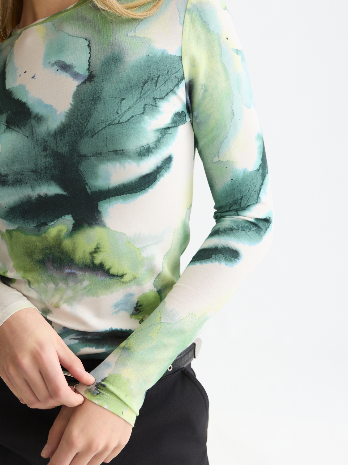 All Over Printed Long Sleeve T-Shirt