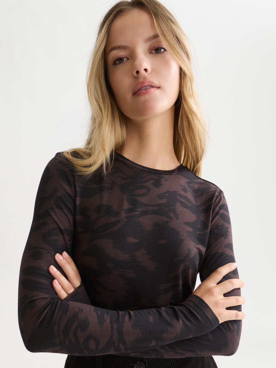 All Over Printed Long Sleeve T-Shirt