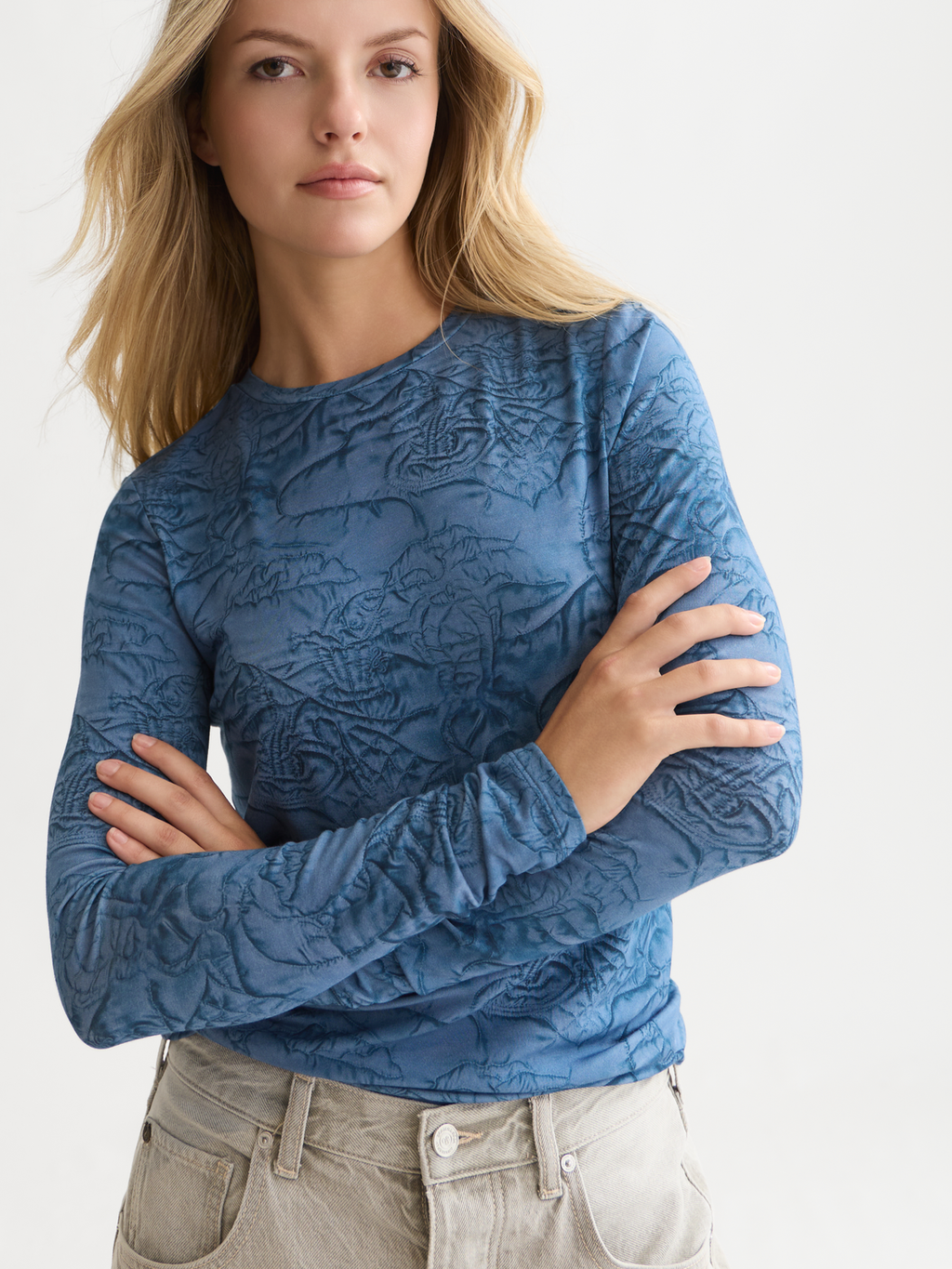 All Over Printed Long Sleeve T-Shirt