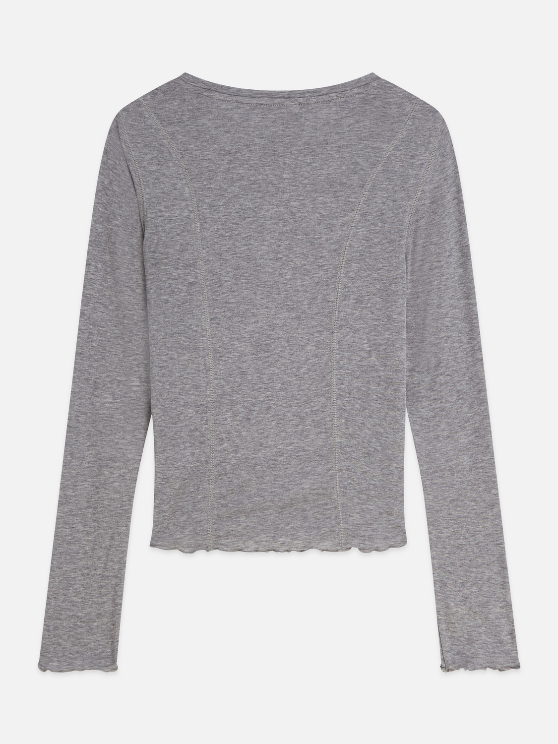 Wool-Blend Long Sleeve T-Shirt