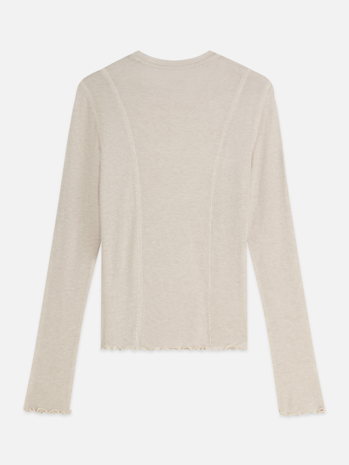 Wool-Blend Long Sleeve T-Shirt