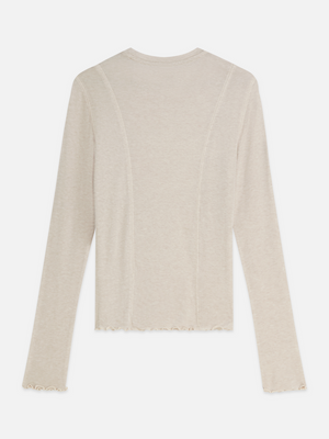 Wool-Blend Long Sleeve T-Shirt