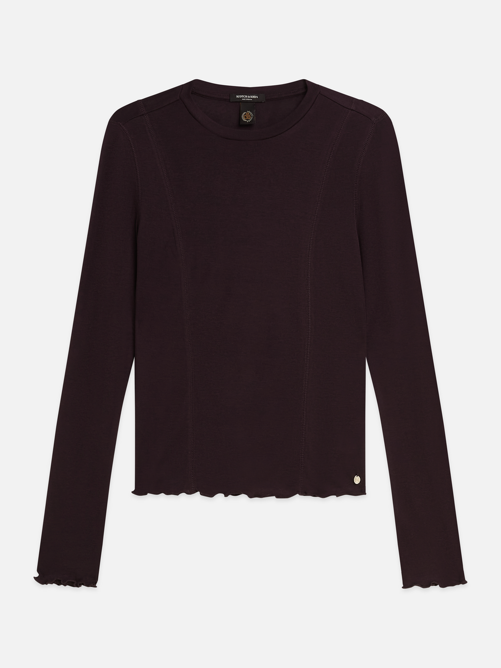 Lyocell-Wool Blend Long-Sleeve T-Shirt