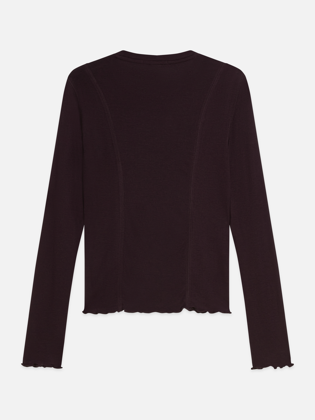 Lyocell-Wool Blend Long-Sleeve T-Shirt