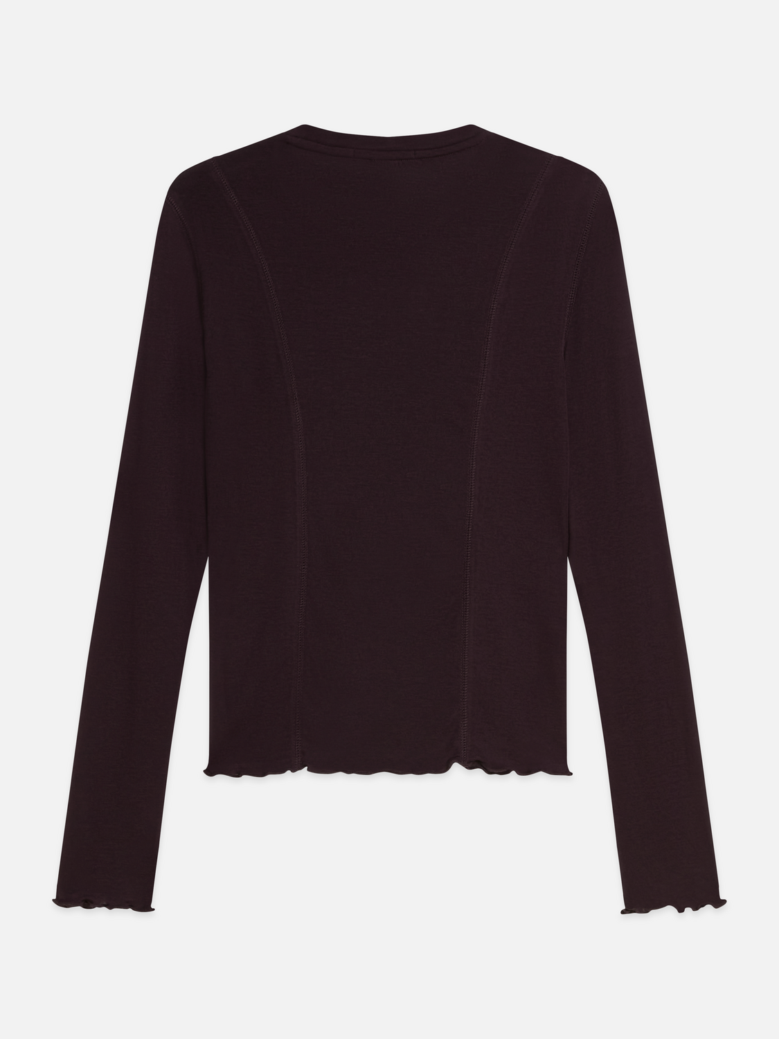 Lyocell-Wool Blend Long-Sleeve T-Shirt