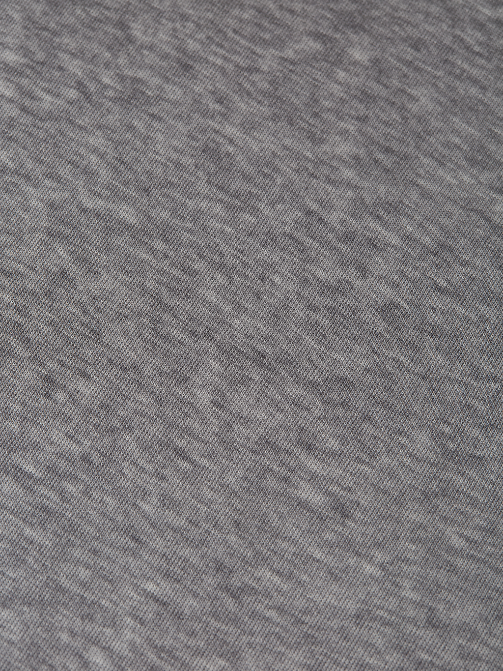 Twisted Neckline Wool-Blend Long Sleeve T-Shirt