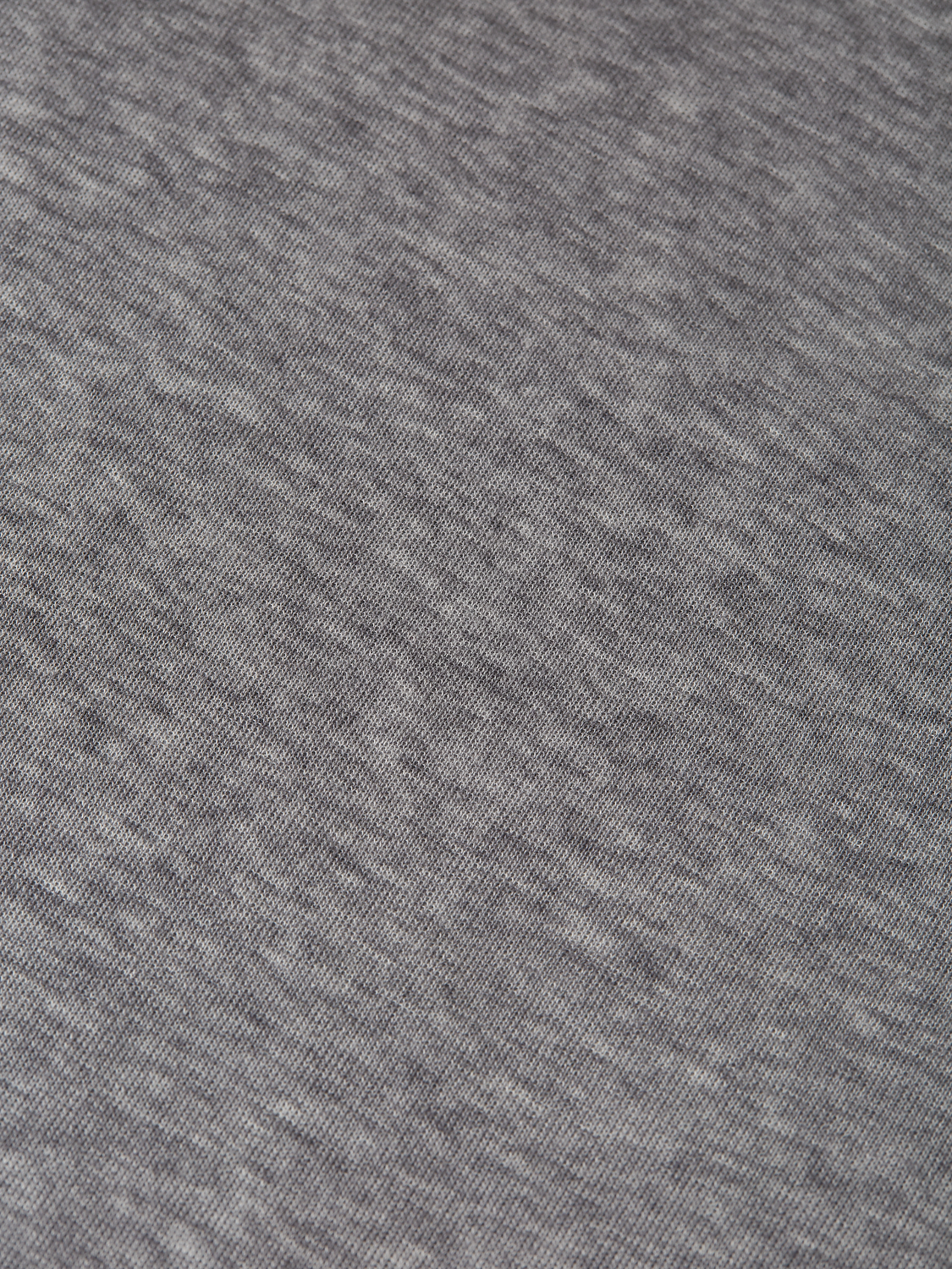 Twisted Neckline Wool-Blend Long Sleeve T-Shirt