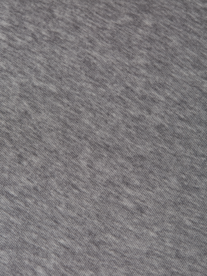 Twisted Neckline Wool-Blend Long Sleeve T-Shirt