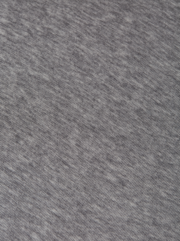 Twisted Neckline Wool-Blend Long Sleeve T-Shirt
