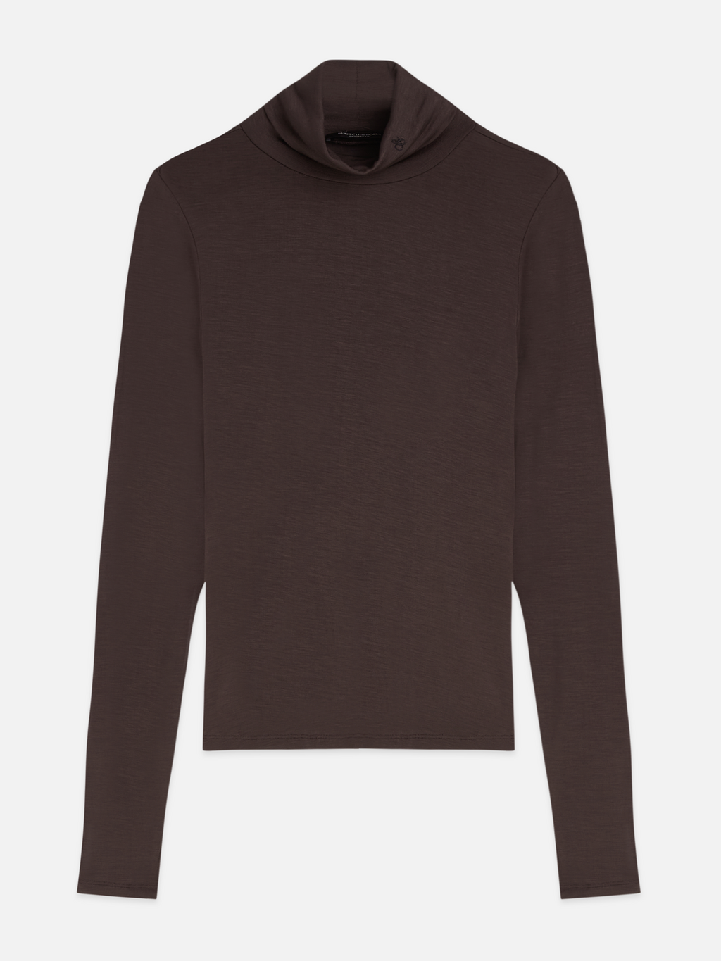 Essentials Roll Neck Stretch-Lyocell T-Shirt
