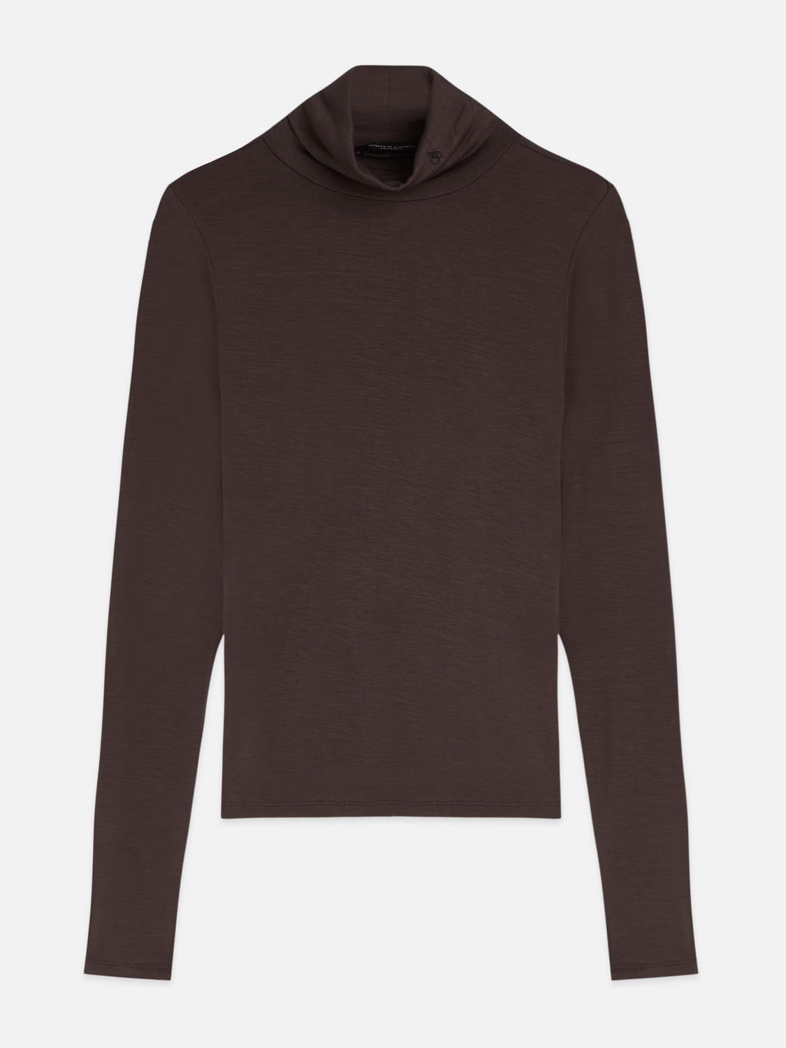 Essentials Roll Neck Stretch-Lyocell T-Shirt