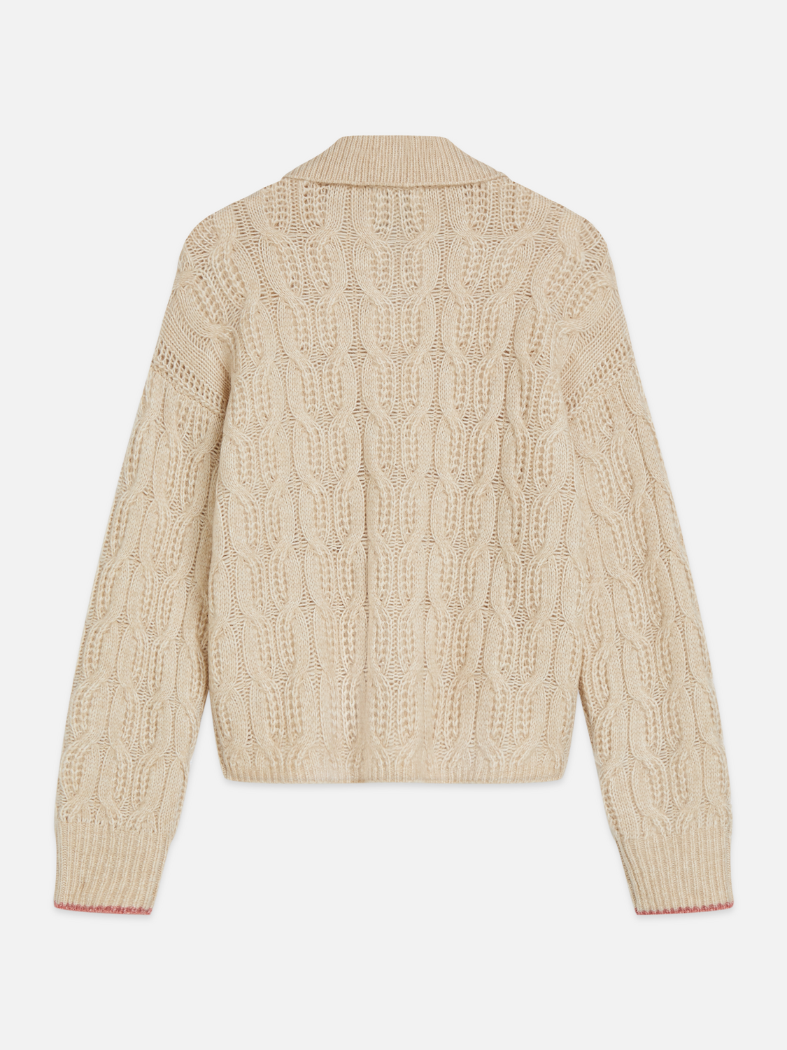 Cable Stitch Boxy-Fit Pullover