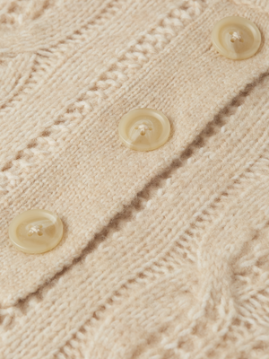 Cable Stitch Boxy-Fit Pullover