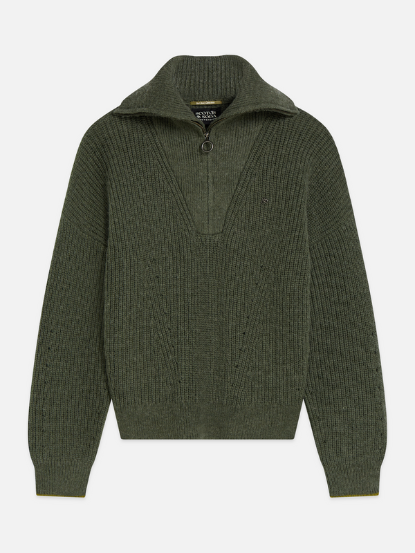 Half-Zip Relaxed-Fit Pullover