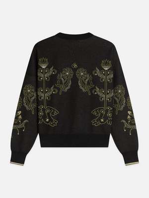 Jacquard Relaxed-Fit Pullover