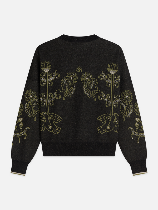 Jacquard Relaxed-Fit Pullover