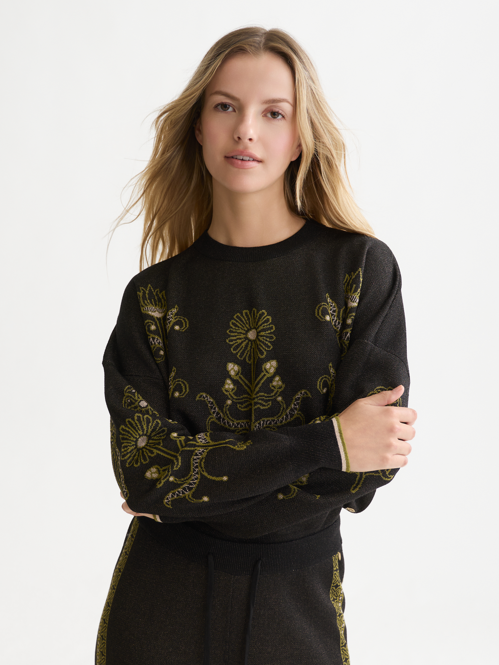 Jacquard Relaxed-Fit Pullover