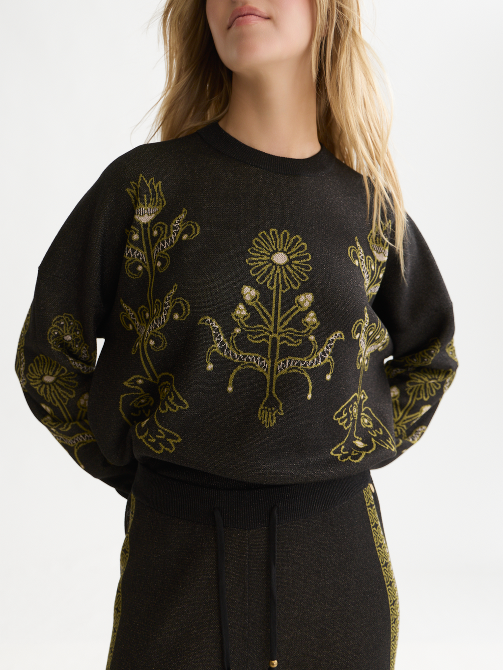 Jacquard Relaxed-Fit Pullover