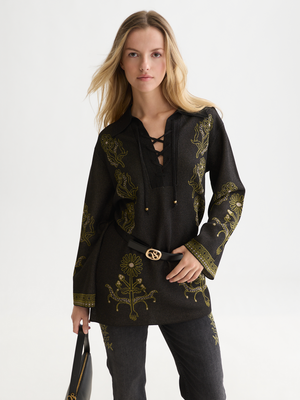 Jacquard Knitted Tunic