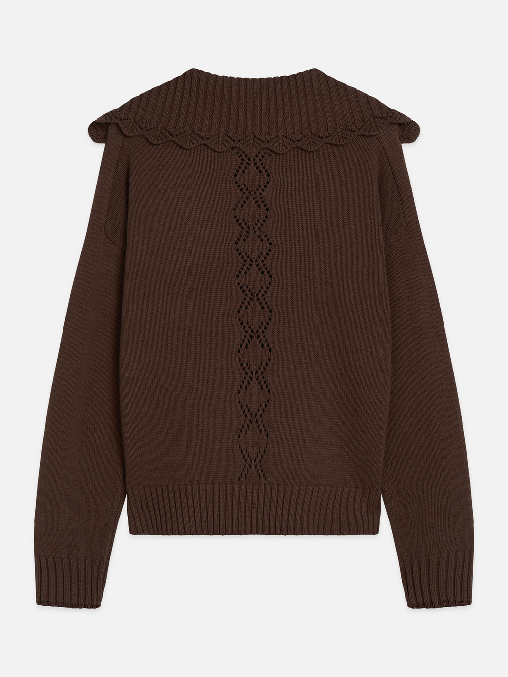 Button Detail Boxy-Fit Pullover