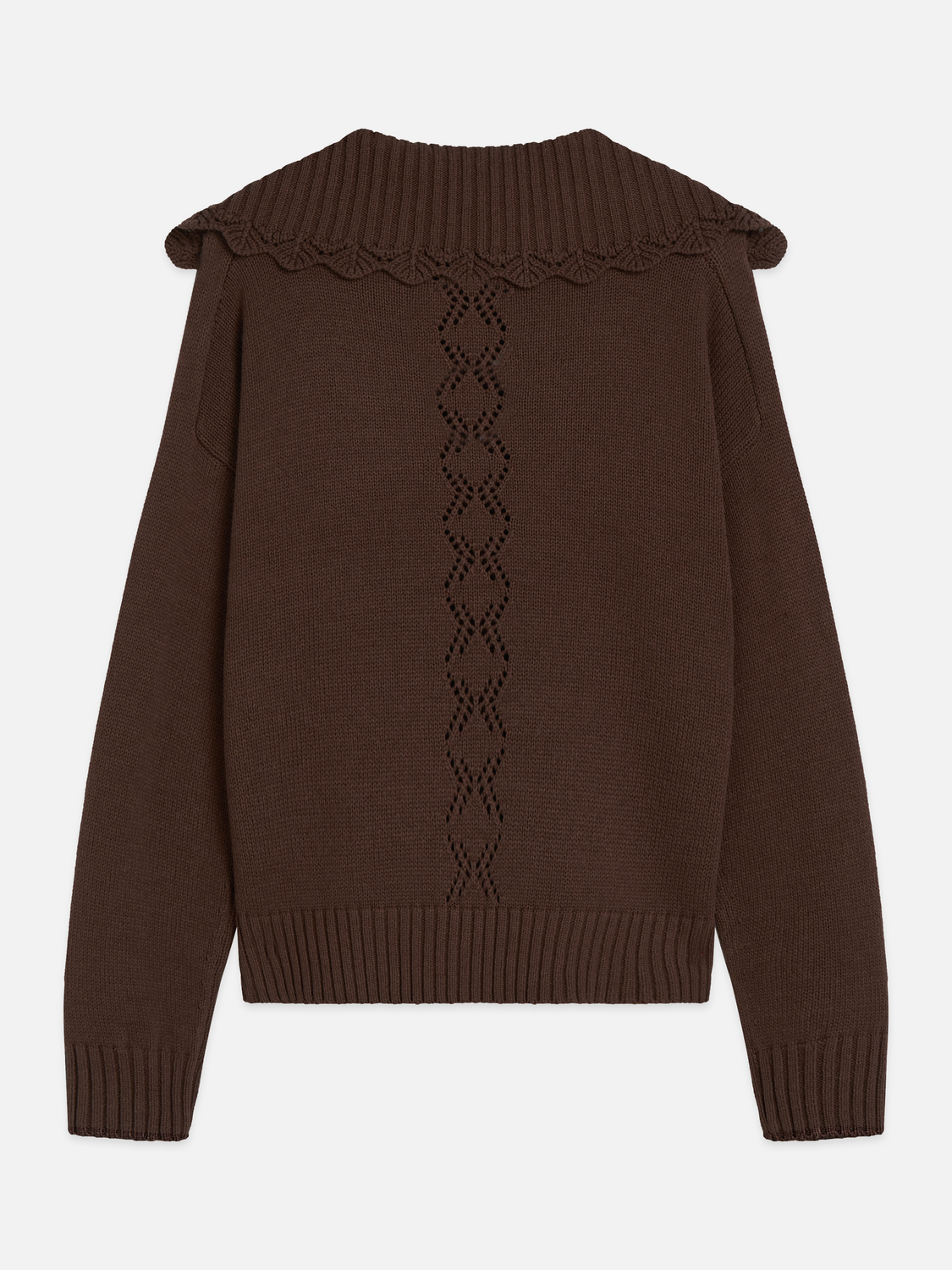 Button Detail Boxy-Fit Pullover