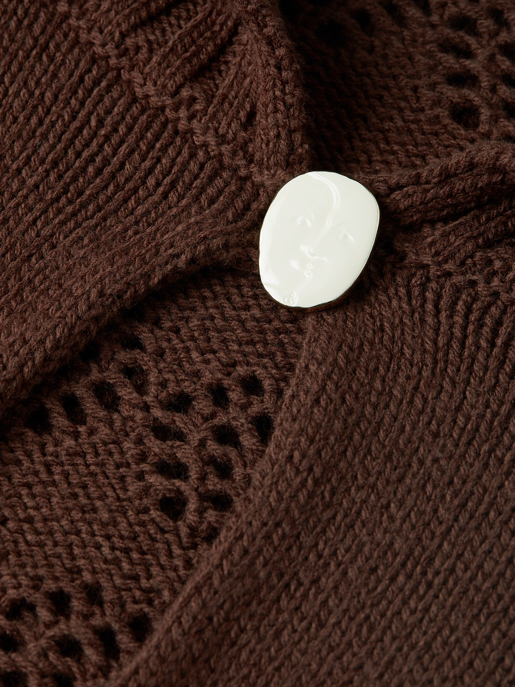 Button Detail Boxy-Fit Pullover