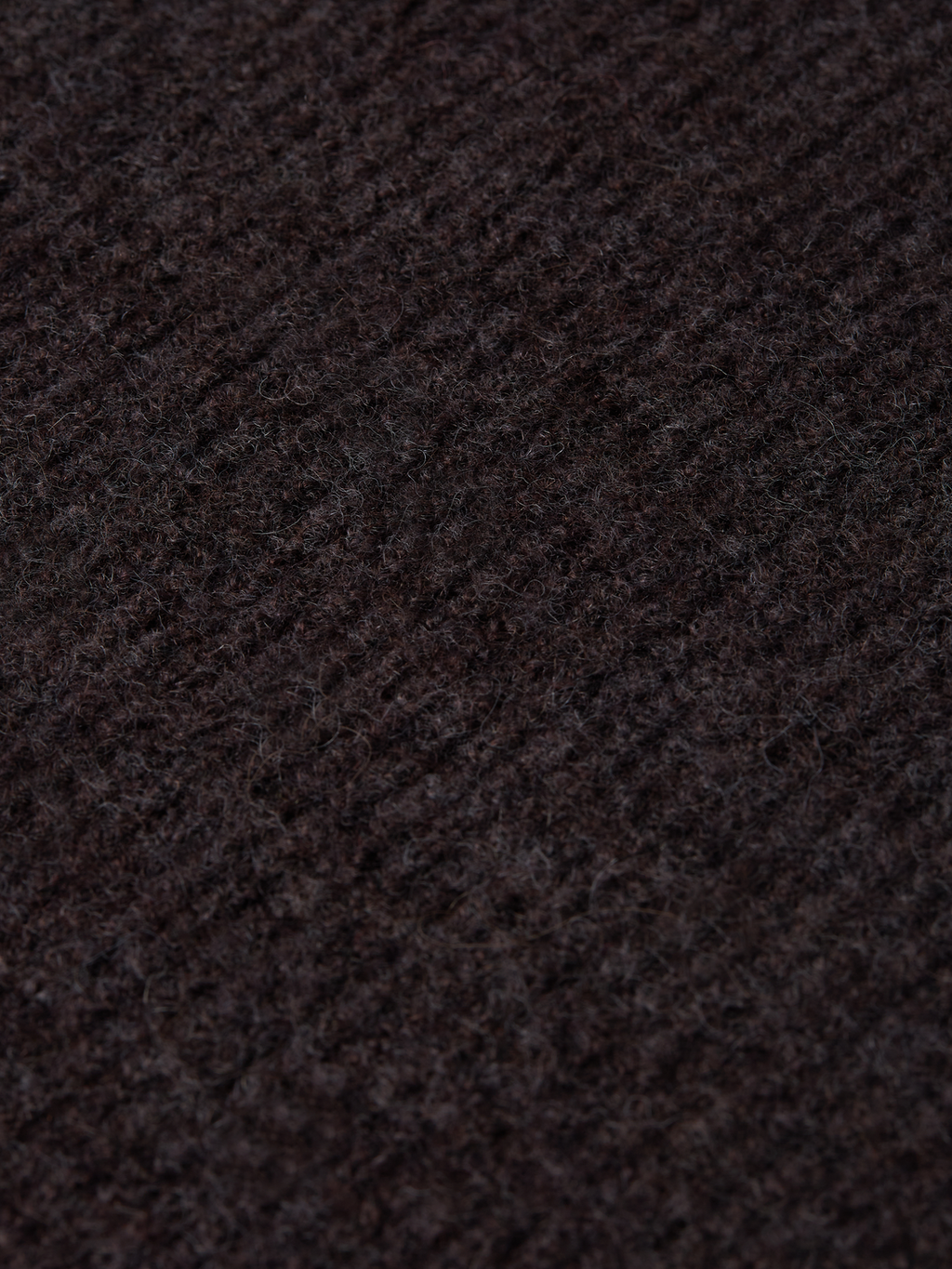 Fuzzy Wool-Alpaca Blend Relaxed Pullover