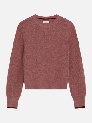 Fuzzy Crew-Neck Pullover