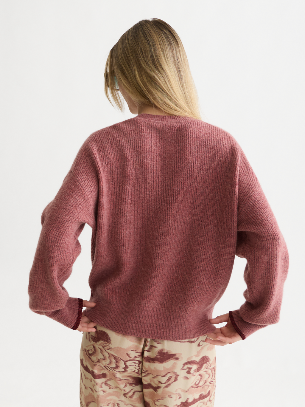 Pull ras-du-cou duveteux
