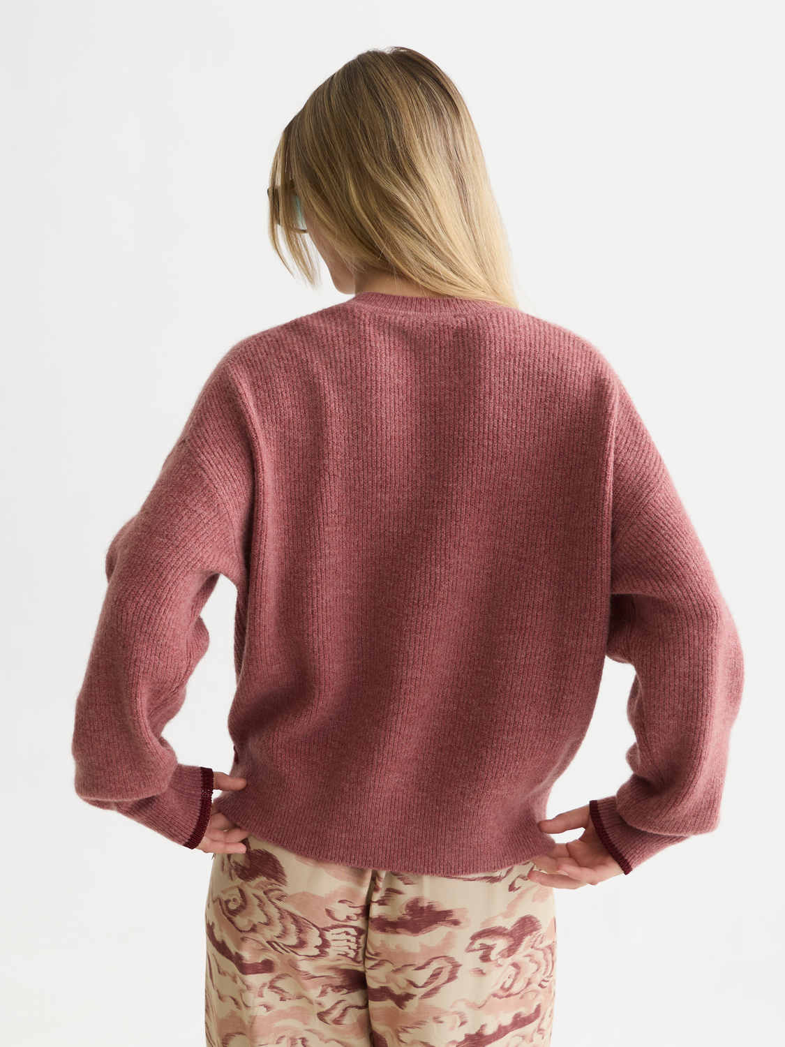 Pull ras-du-cou duveteux