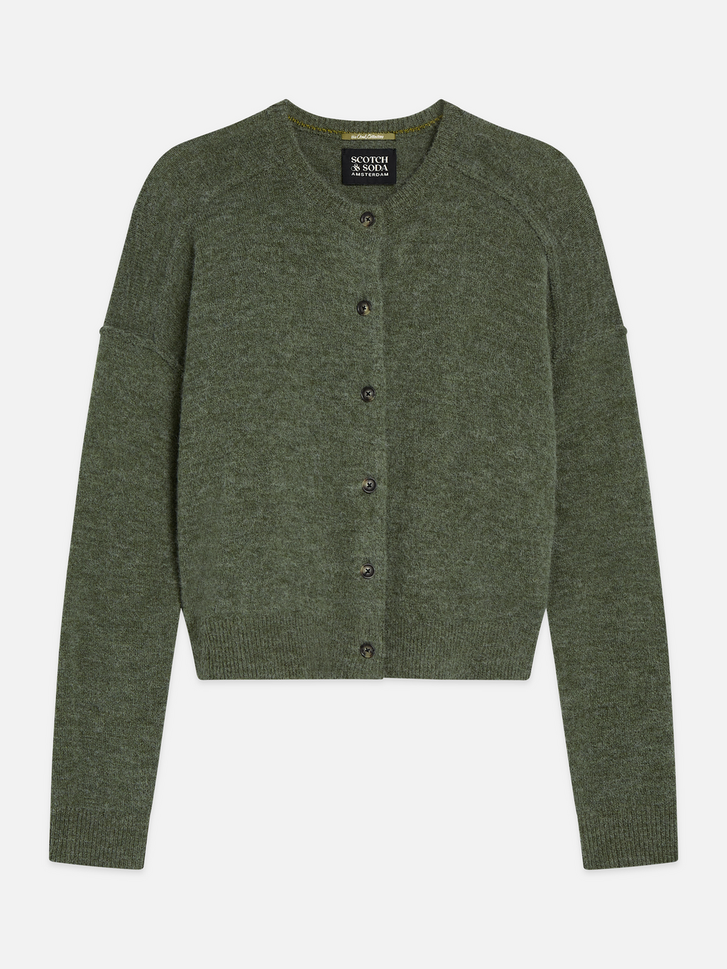 Fuzzy Relaxed-Fit Cardigan