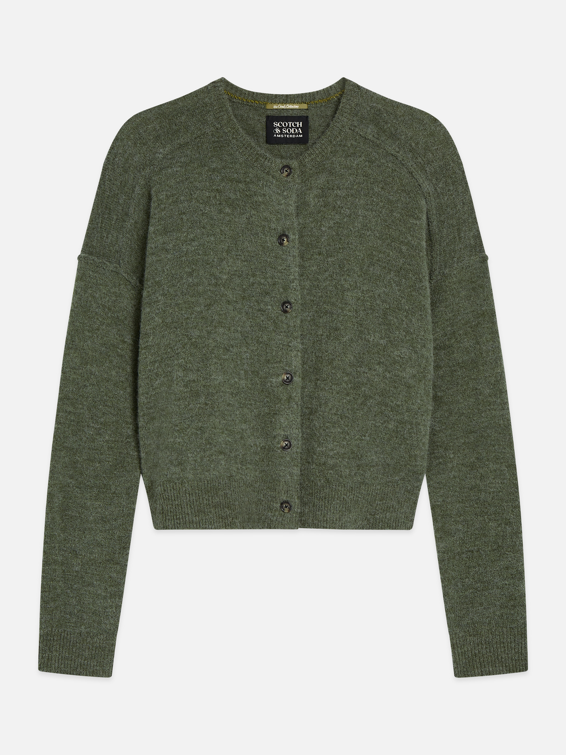 Fuzzy Relaxed-Fit Cardigan