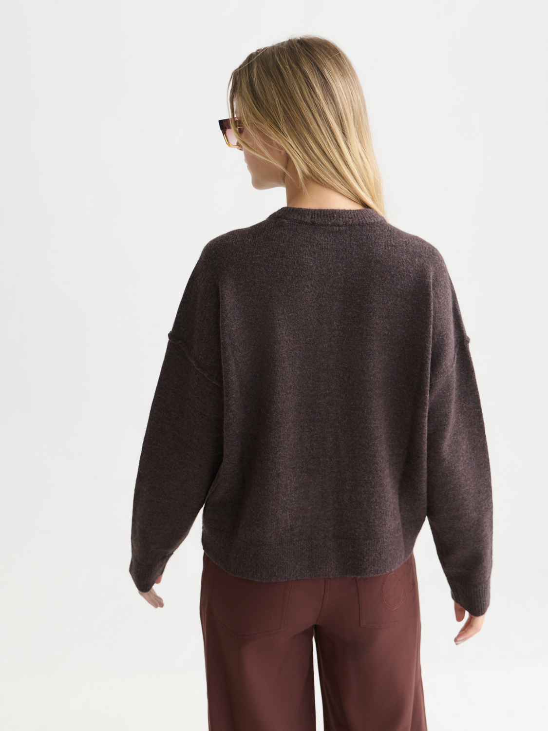Fuzzy Relaxed-Fit Cardigan