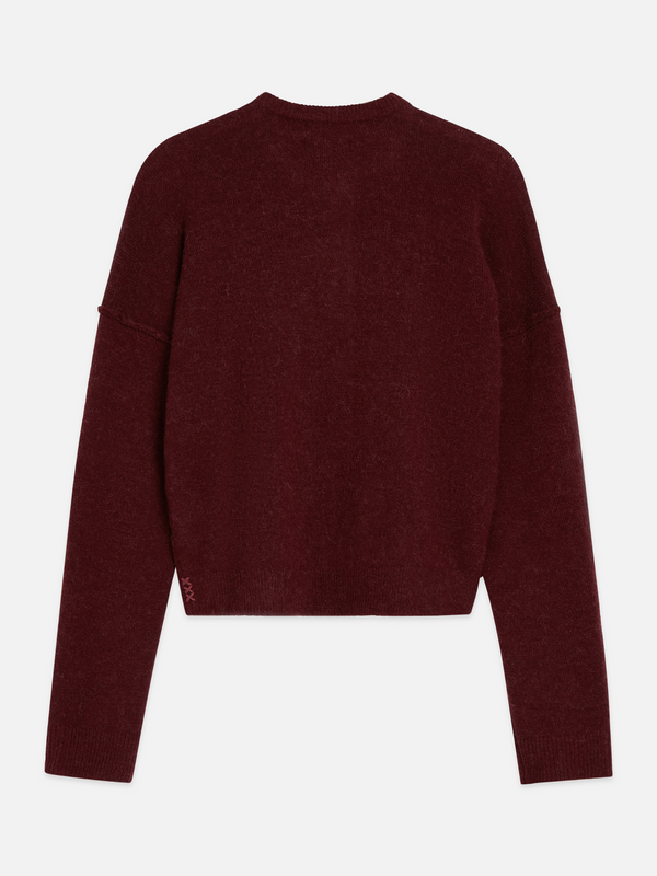 Fuzzy Relaxed-Fit Cardigan