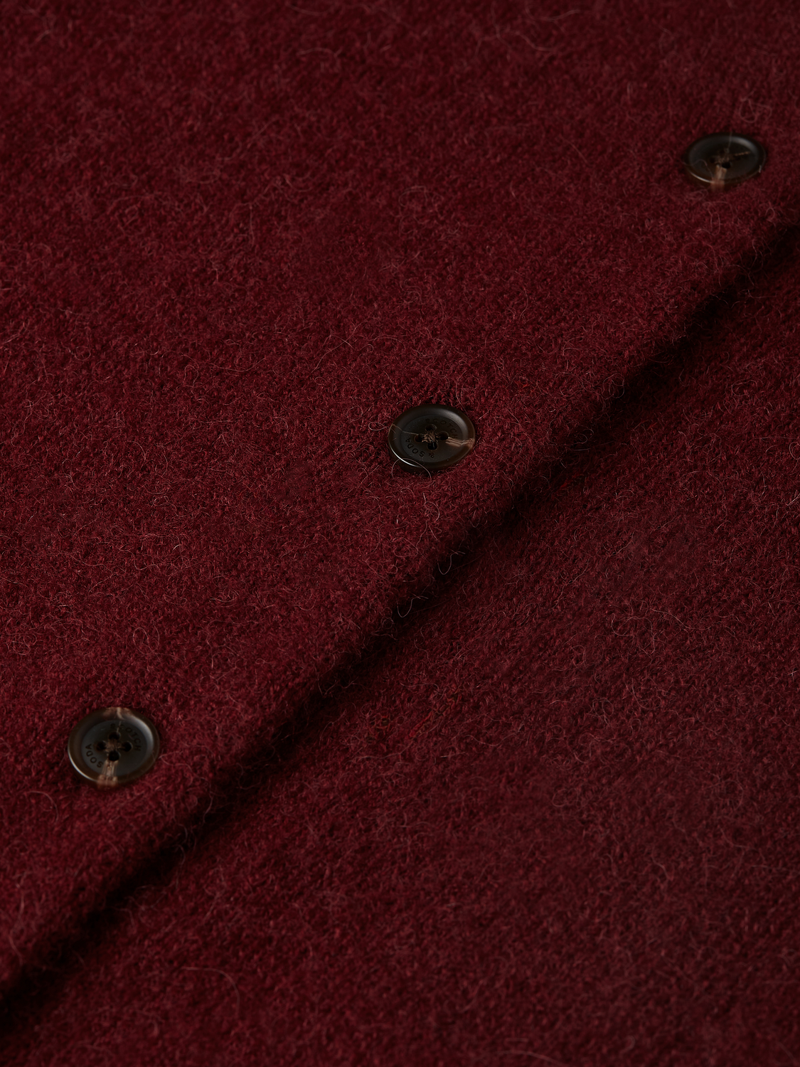 Fuzzy Relaxed-Fit Cardigan