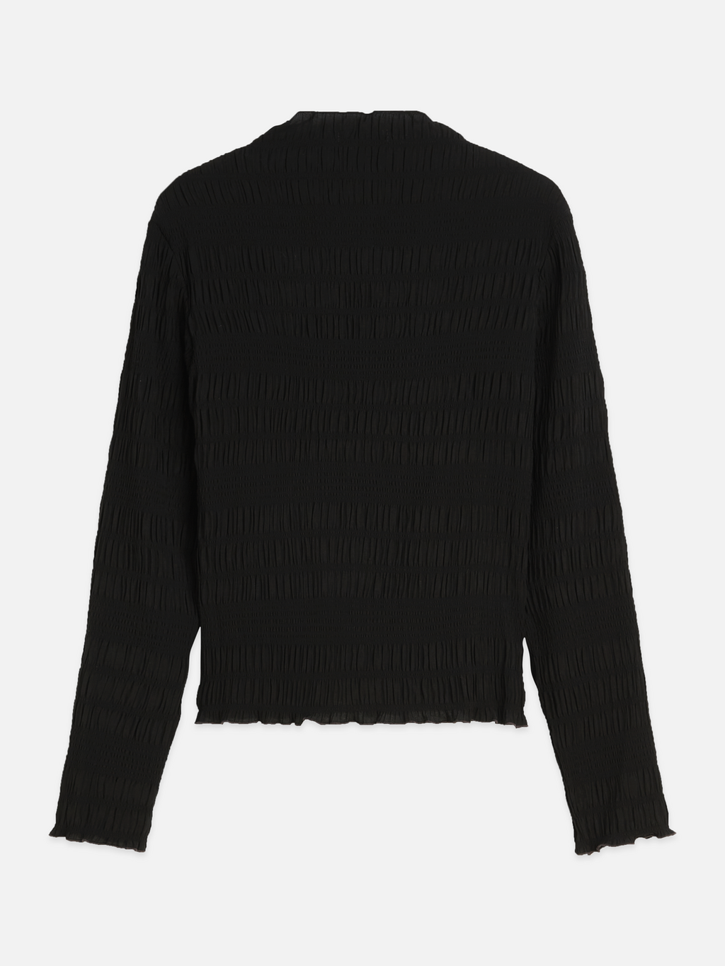 Smocked Long-Sleeve Top