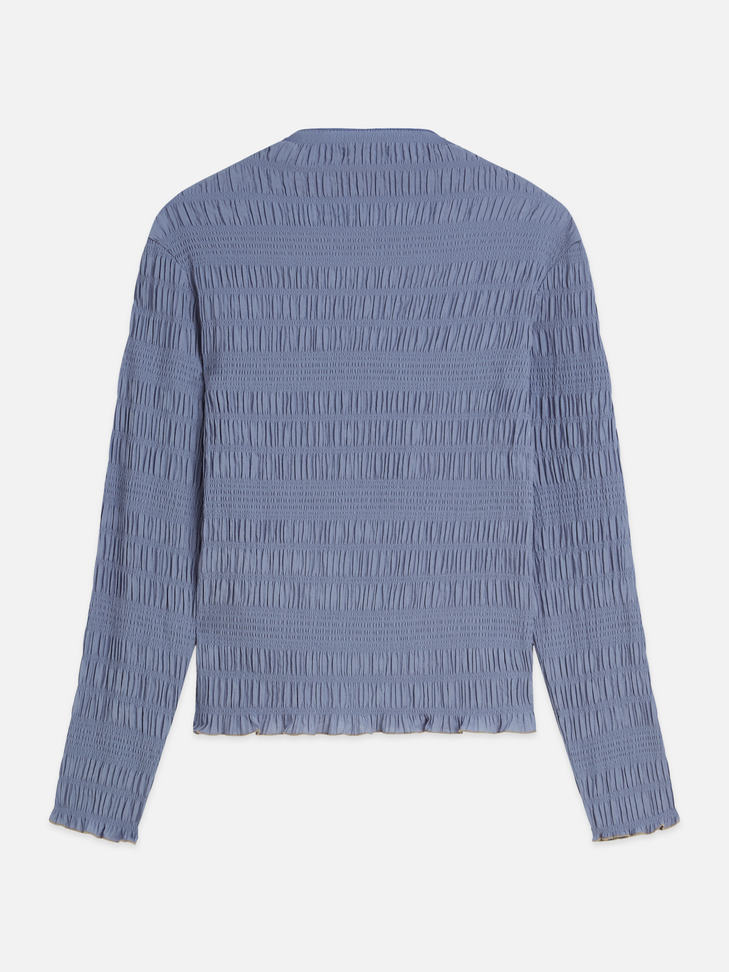 Smocked Long-Sleeve Top
