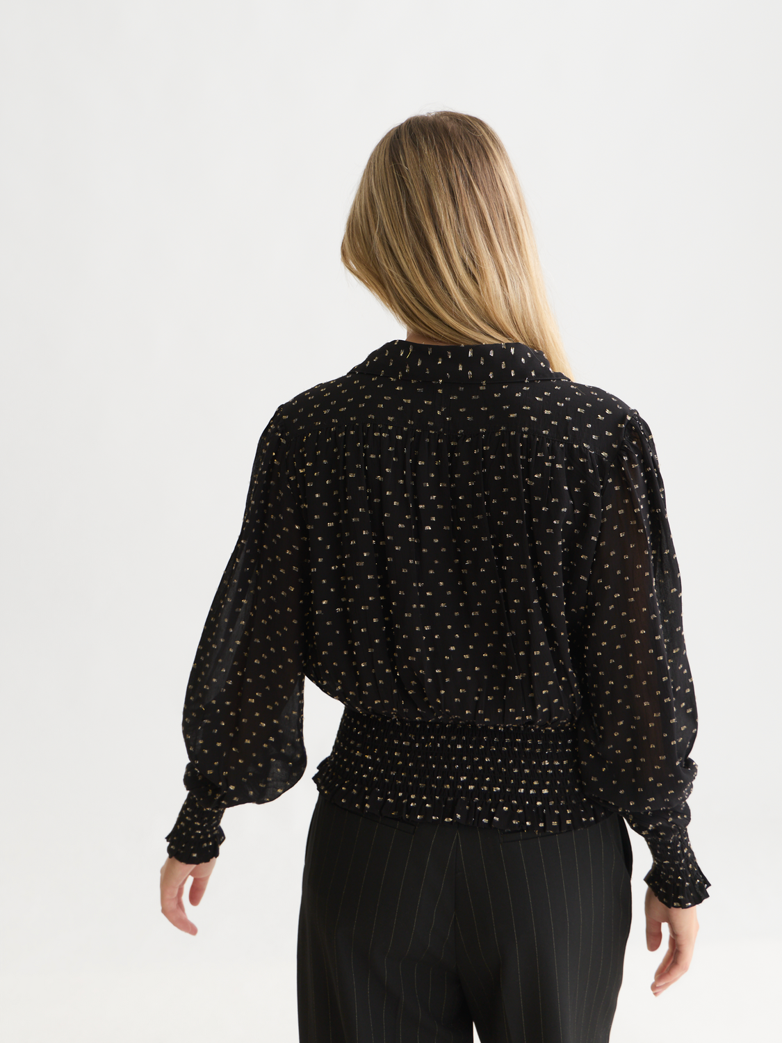 Fil Coupé Smocked Top