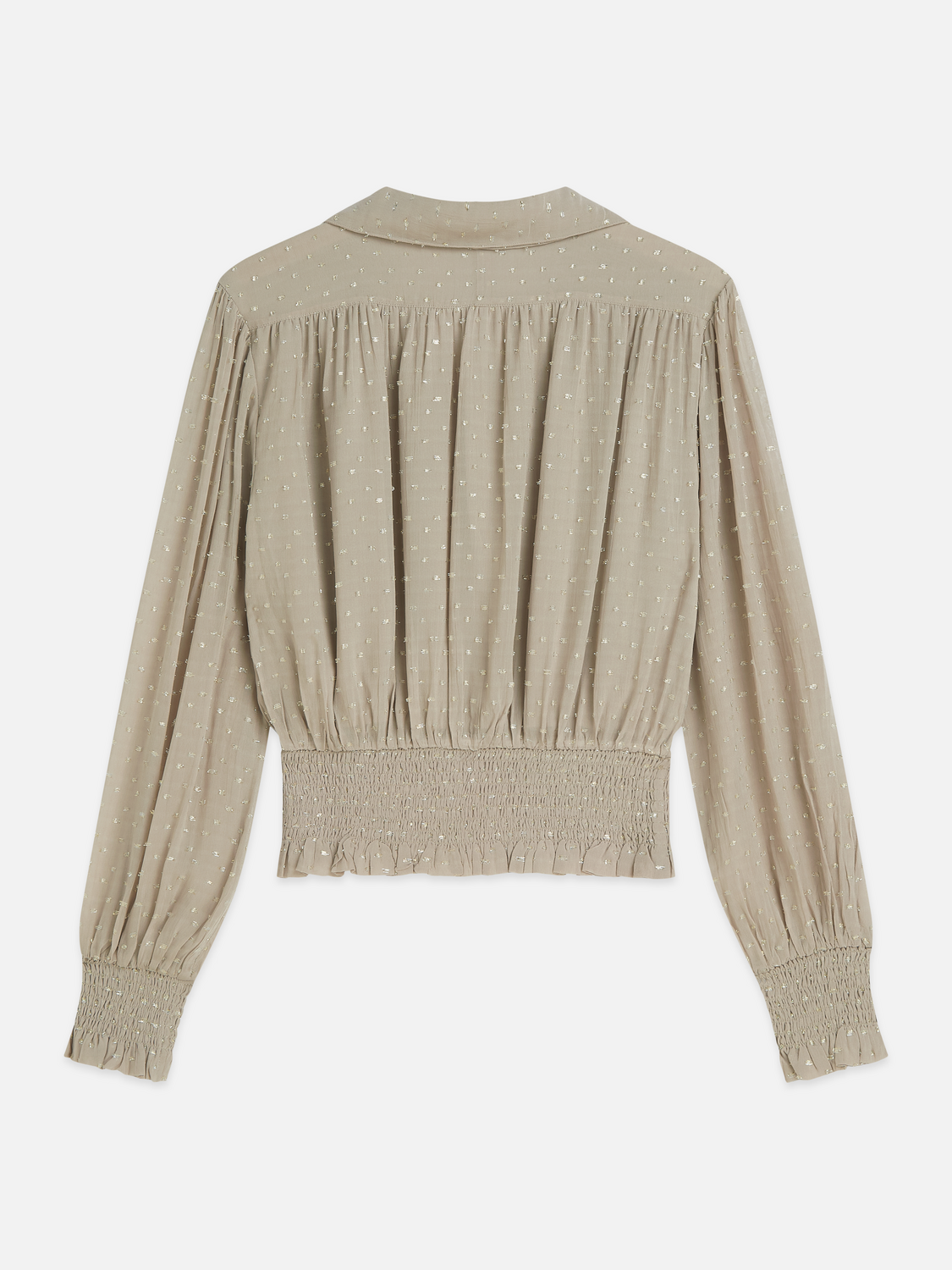 Fil Coupé Smocked Top