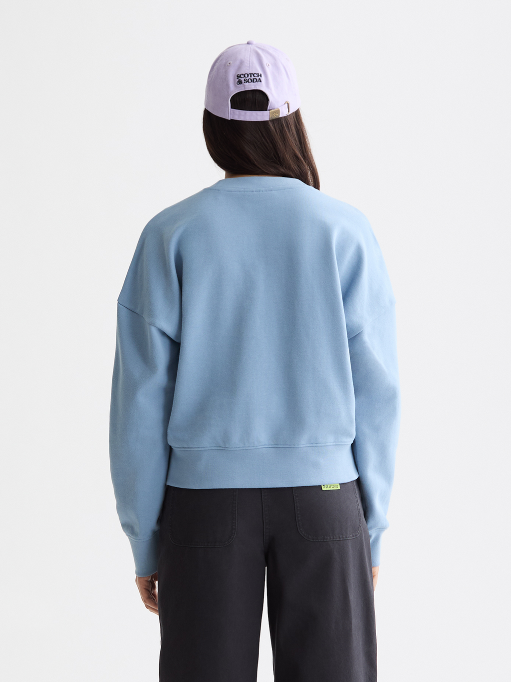 Embroidered Logo Relaxed Fit Sweatshirt