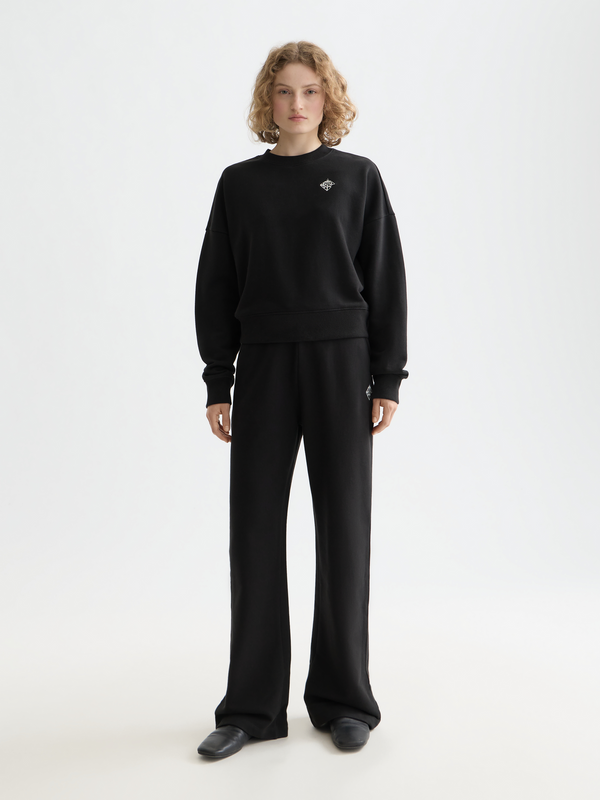 Sweatshirt mit gesticktem Kernlogo