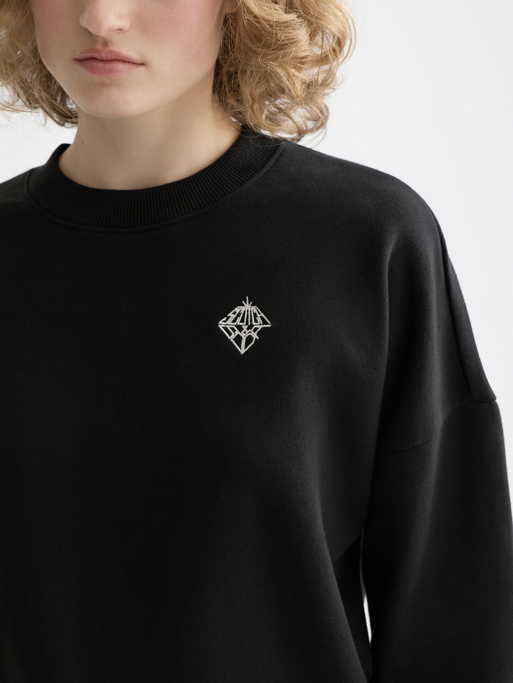 Core Embroidered Logo Sweatshirt